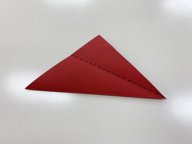 さらに折り目を付ける